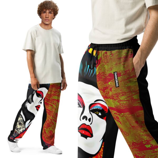 THink Drag Geisha Wide-leg joggers
