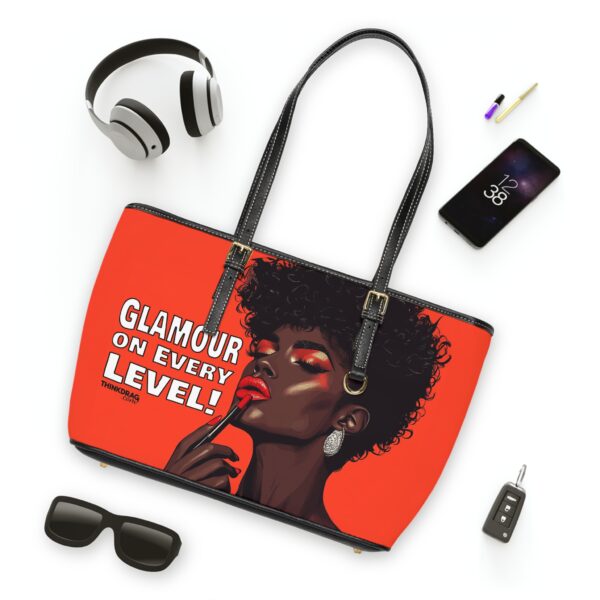 Glamour on Every Level! PU Leather Shoulder Bag