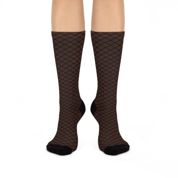 Fishnet dark 1 Crew Socks