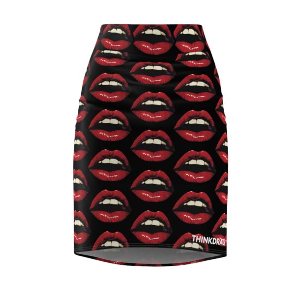 Lips Pencil Skirt (AOP)