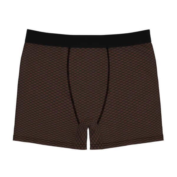 Black Net Dark Men's Boxer Briefs