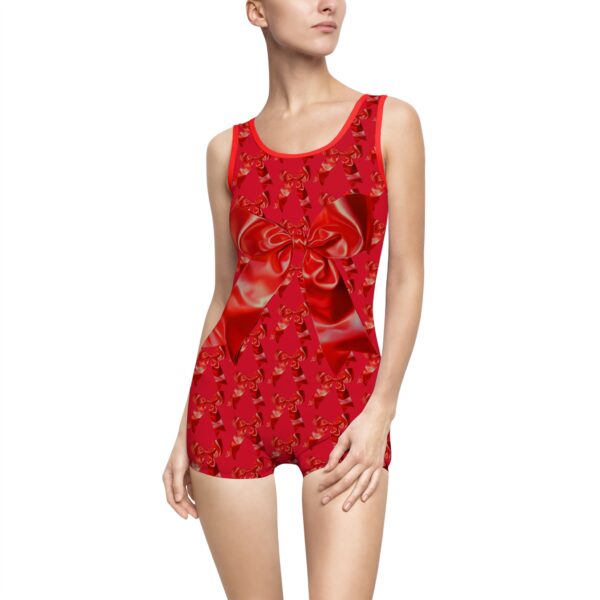 Red Bows Vintage Swimsuit (AOP)