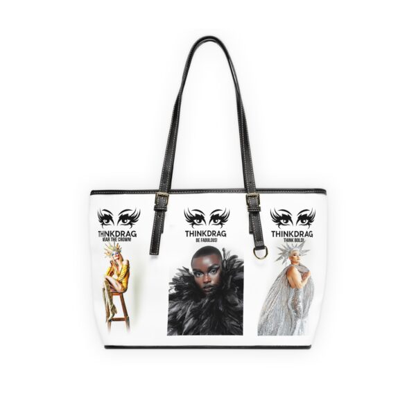 "Think Drag" PU Leather Shoulder Bag