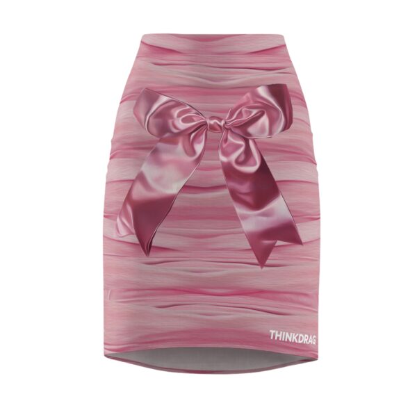 Pink Bow Pencil Skirt (AOP)