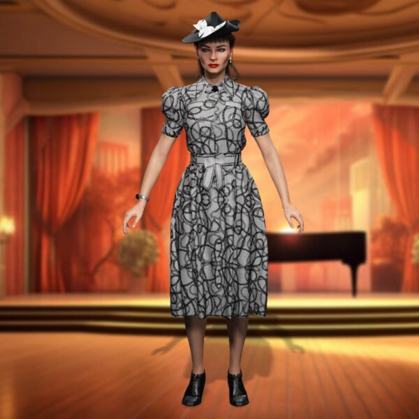 1940 Anna Day Dress
