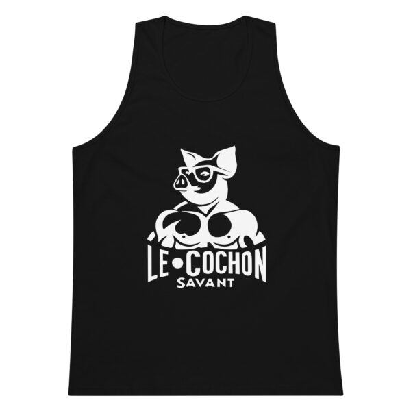 Camisole Cochon Savant logo blanc